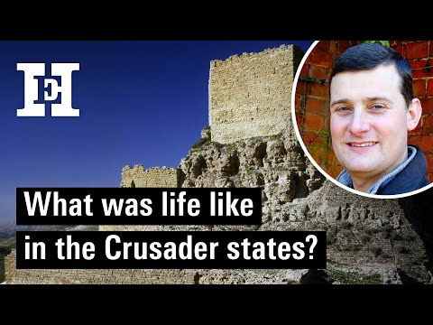 What was life like in the crusader states?