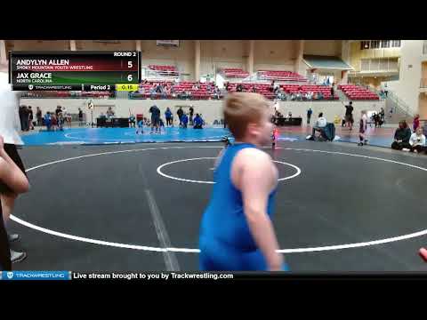 67-69 Lbs Round 2 - Andylyn Allen, Smoky Mountain Youth Wrestling Vs Jax Grace, North Carolina Ca0