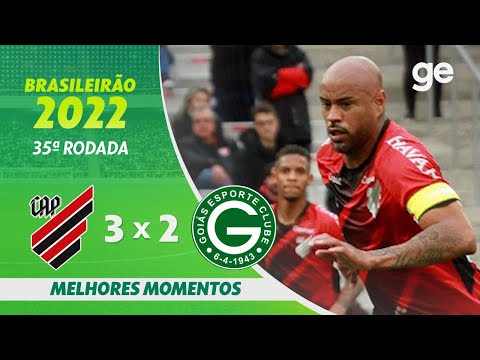 Gols e lances de Athletico Paranaense x Goiás