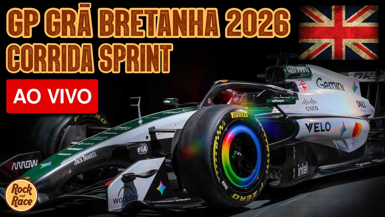 GP GRÃ BRETANHA 2026 - CORRIDA SPRINT - AO VIVO - Análise e comentários em tempo real