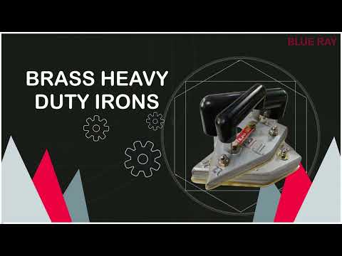 800 12 pound brass base industrial laundry iron