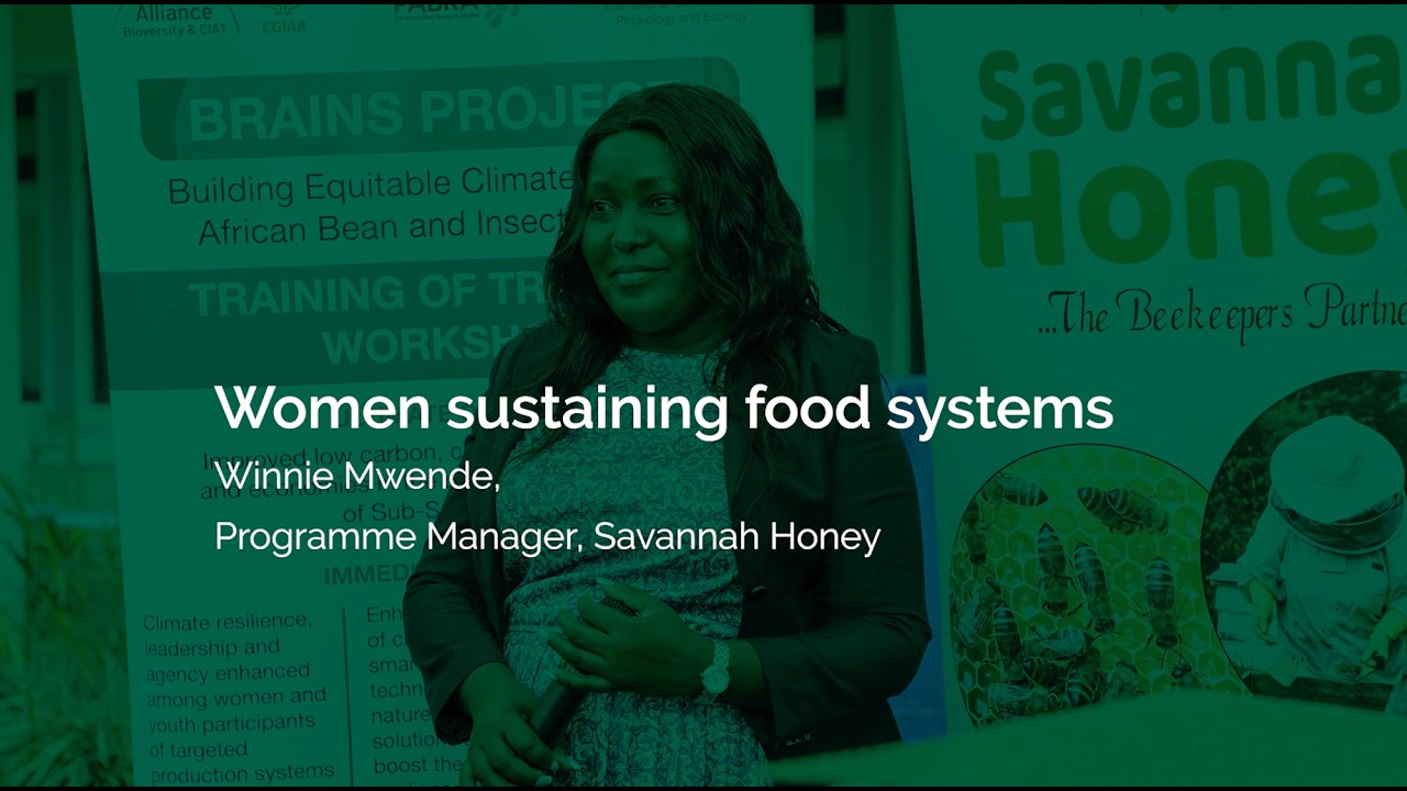 Women sustaining food systems – Winnie Mwende, Programme Manager, Savannah Honey