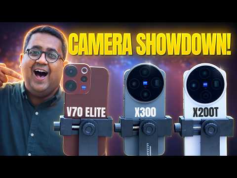 Vivo V70 Elite vs Vivo X200T vs Vivo X300 🔥 DETAILED Camera Comparison!