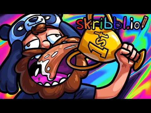 Skribbl.io Funny Moments - Can We Defeat Drunk Panda?