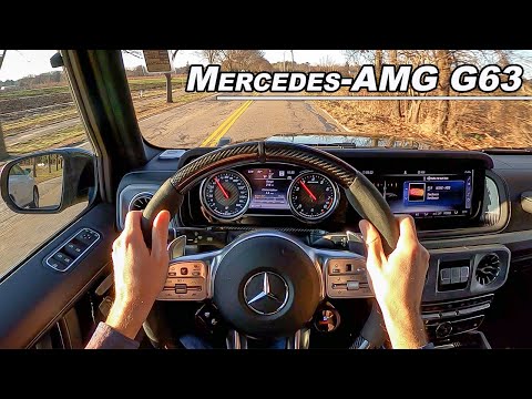 Can The G Wagen Handle?  2020 Mercedes-AMG G63 with Rare Analog Dashboard (POV Drive)