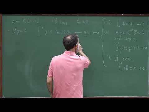 Doctorate program: Functional Analysis - Lecture 25: Applications of weak convergence
