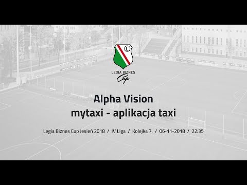 Skrót spotkania Alpha Vision - mytaxi - aplikacja taxi ( Legia Biznes Cup Jesień 2018 )