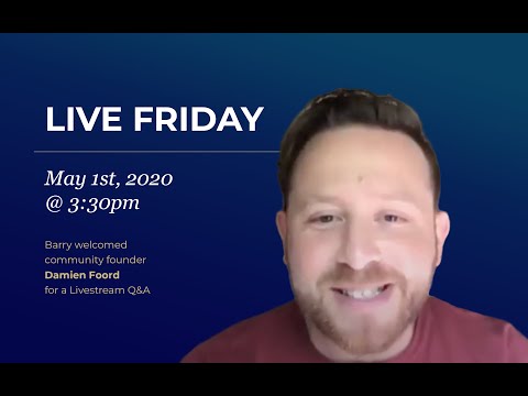 Live Fridays S01E01 — Damien Foord — May 01, 2020
