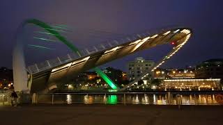 Newcastle millennium bridge
