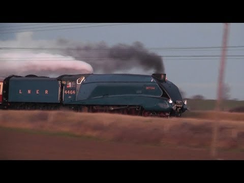 LNER A4 4464 Bittern Frinkley Lane 07/12/2013