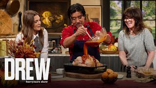Edward Lee Shows How to Make Gochujang Glazed Roast Turkey | The Drew Barrymore Show