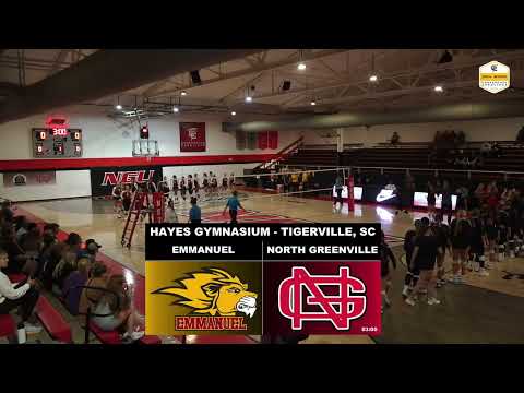 North Greenville vs. Emmanuel - NGU Women's Volleyball 2023