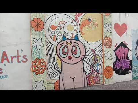 Amazing wall arts in Ipoh City