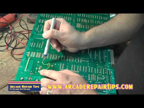 Arcade Repair Tips - Inspecting An Arcade Board