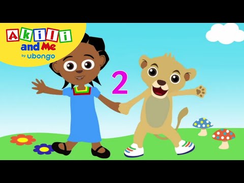 Get to Know the Number 2! | Numbers & Shapes with Akili and Me | African Educational Cartoons