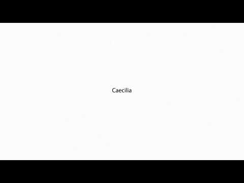 Caecilia PRONUNCIATION