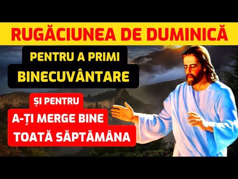 SUNDAY prayer for a good week