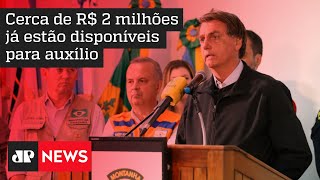 Bolsonaro promete mais socorro às vítimas de Petrópolis