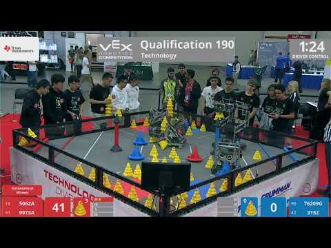 2018 VRC Tech Q190 - 5062A 9973A vs 76209G 315Z - 161 to 0