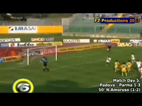 Serie A 1995-1996, day 5 Padova - Parma 1-3 (N.Amoruso goal)