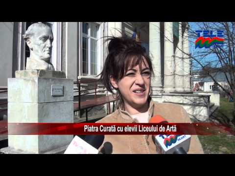 Piatra Curata cu elevii de la Liceul de Arta (STIRILE TELE M NEAMT)