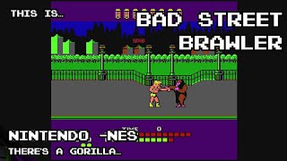 This is Bad Street Brawler for the NES