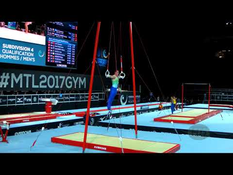 ZANETTI Arthur (BRA) - 2017 Artistic Worlds, Montréal (CAN) - Qualifications Rings