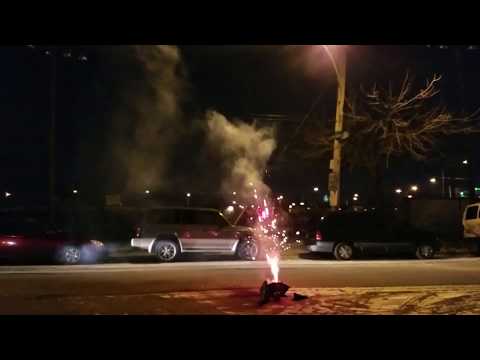 New Year 2018, with the Amazing Fountain