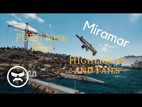 New PUBG Map|Miramar Highlights and Fails Ep.1