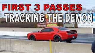Demon goes to Great Lakes (1st time drag racing)