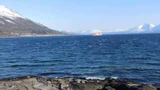 preview picture of video 'Fast boat Harstad - Tromso'