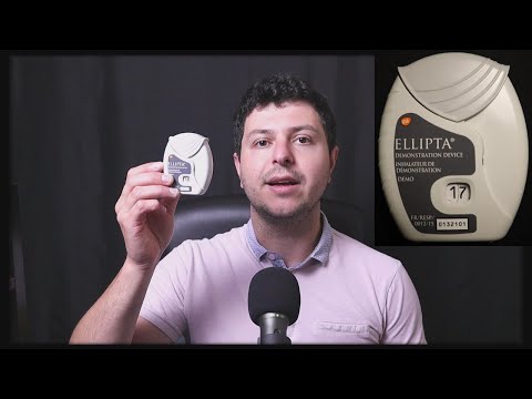 How to use Ellipta inhaler (Trelegy, Relvar, Anoro, Breo, Incruse)