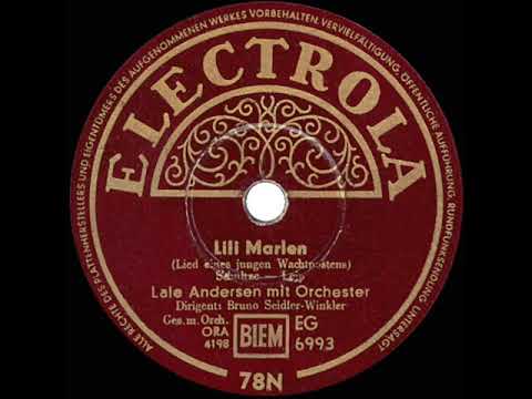 1939 Lale Andersen - Lili Marlene (original German version)