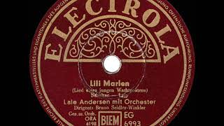 1939 Lale Andersen - Lili Marlene (original German version)