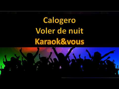 Karaoké Calogero - Voler de nuit