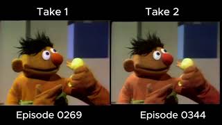 Sesame Street Take Comparison: Ernie plans a bath (1971-1972)
