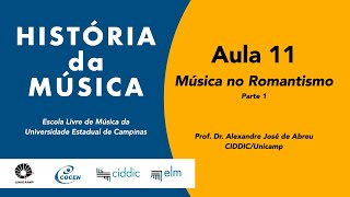 História da Música - Resumo Aula 11 - Romantismo - Parte 1