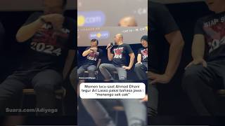 Download lagu Funny moment when Ahmad Dhani scolds Ari Lasso using Javanese 'sek menengo cok' #dewa19 #ahmaddhani mp3 Download lagu Funny moment when Ahmad Dhani scolds Ari Lasso using Javanese 'sek menengo cok' #dewa19 #ahmaddhani mp3