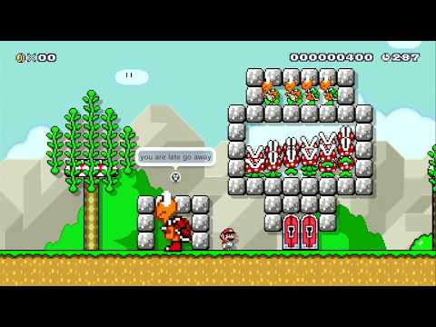 a koopa story 1-1 (comments on) by ☆WëXxÝ☆ - Miiverse - SUPER MARIO MAKER - NO COMMENTARY 1bh