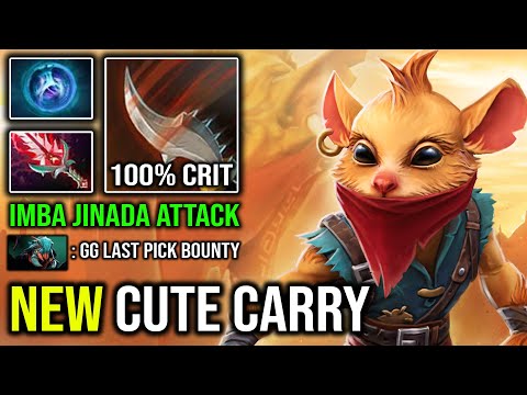 NEW Top Tier 7.29b Hard Carry Bounty Hunter 100% Crit Bloodthorn & Imba Jinada Attack DotA 2