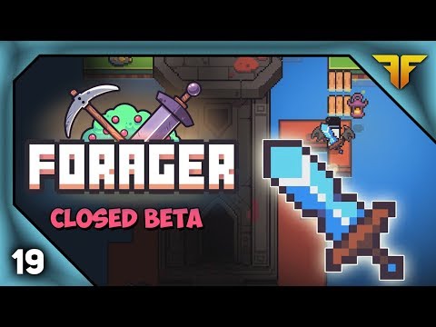 Forager [Beta 5] - Let's Play Episode 19 - Crystal Sword & Fire Galaxy (Solved)