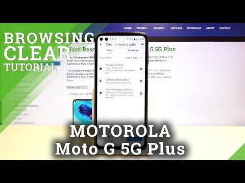How to Clear Browsing Data on MOTOROLA Moto G 5G Plus – Clear Browsing History
