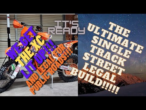 KTM XC350F GETS A TUSK LIGHTING KIT TO BE PLATED IN TEXAS