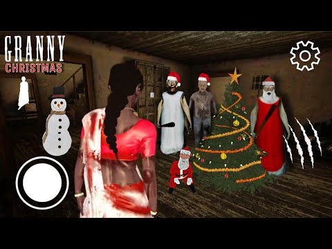 PLAYING AS KAMLA IN CHRISTMAS GRANNY || KAMLA VS GRANNY FULL VIDEO 