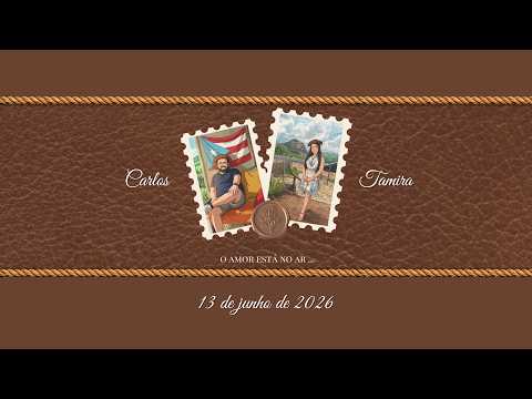 O dia do sim de Carlos e Tamira
