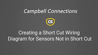 creating a short cut wiring diagram for sensor not in short cut