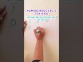 Homeschool ABCs for kids | Simple Paper Craft for Toddlers #forkids #kidscraft #papercraft #diycraft