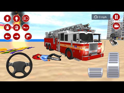 Fire Truck Missions And Driving Simulator 2021 | Fire Fighting Drive Games – Android Gameplay