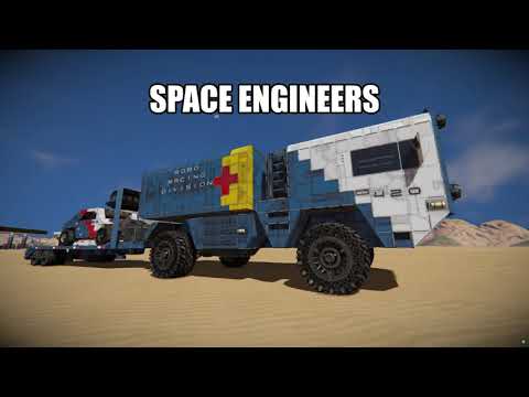 Space Engineers Ep78 MAN Rally Support Truck, Camera Car and more