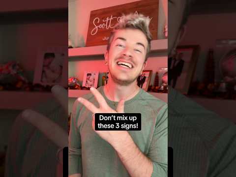 Don’t mix-up these ASL signs! #ASL #SignLanguage #AmericanSignLanguage #CODA #LearnSignLanguage